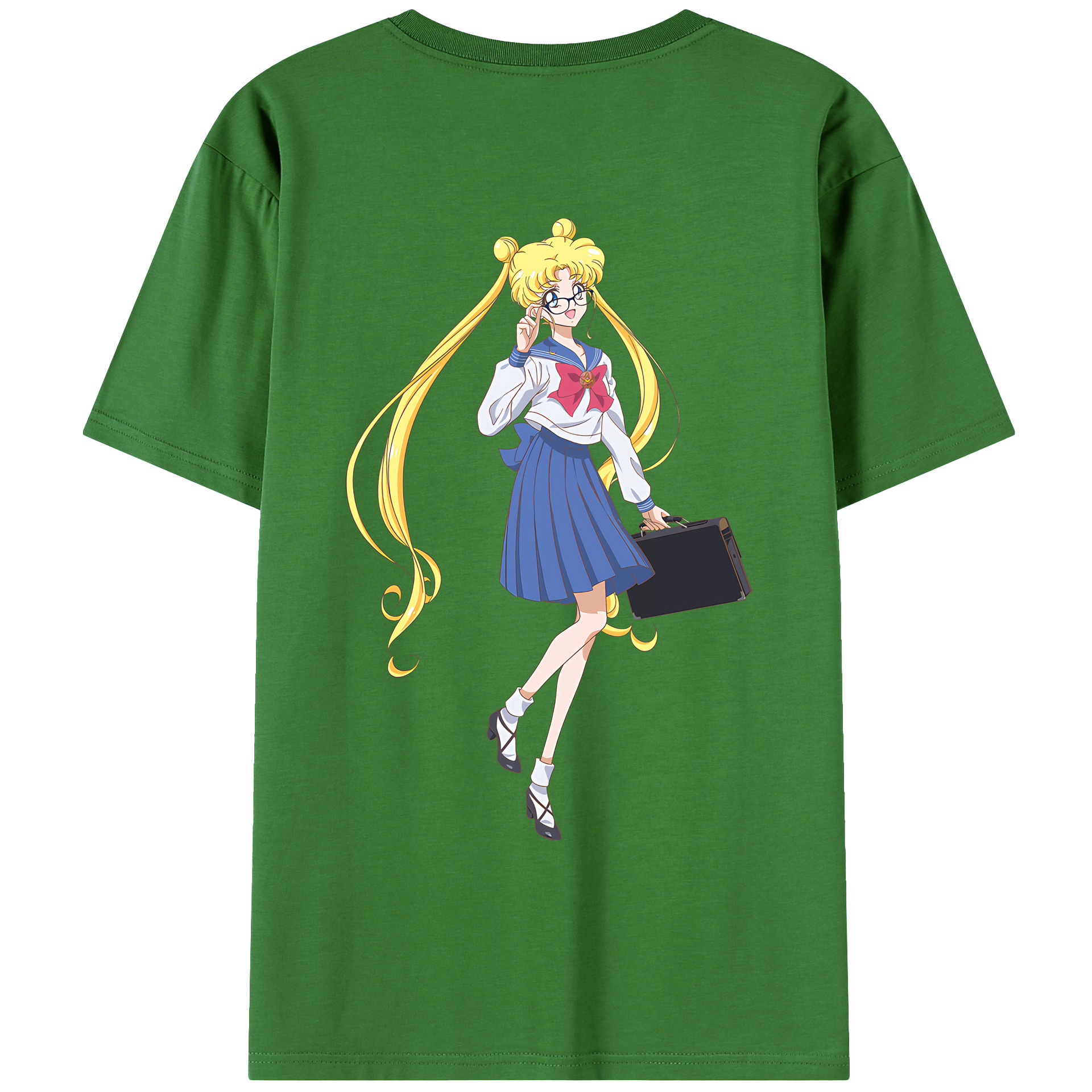 （画像用） 美少女戦士セーラームーン 愛野 美奈子 あいの みなこ Sailor Moon Aino Minako レディース半袖Tシャツ(バックプリント)